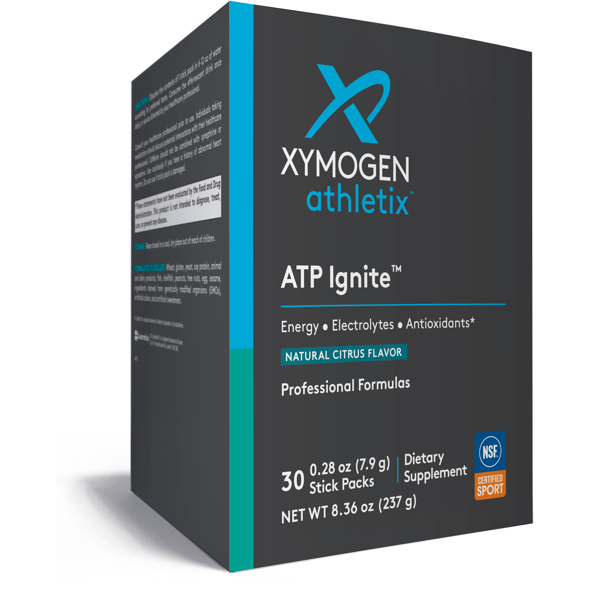 ATP Ignite Mixed Berry 30 C - Vitamin Energy Drink | Xymogen